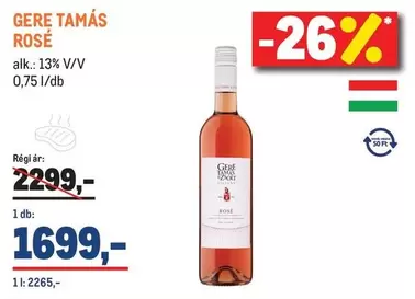 GERE TAMÁS ROSÉ