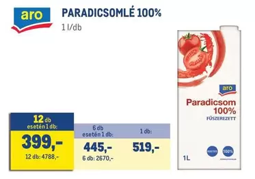 PARADICSÖMLÉ 100%