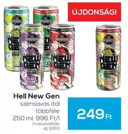 Hell New Gen szénsavas ital