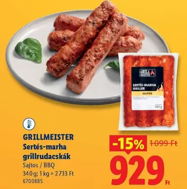 Sertés-marha grillrudacskák