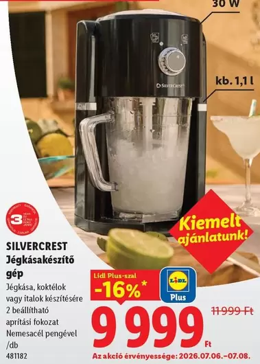 Jégkásakészítő gép