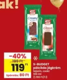 pálcikás jégrém