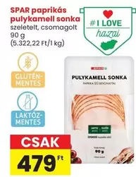 paprikás pulykamell sonka szeletelt, csomagolt