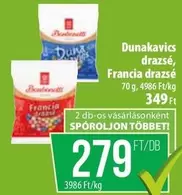 Dunakavics drazsé, Francia drazsé