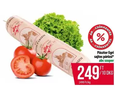 Pásztor Egri sajtos parízsi