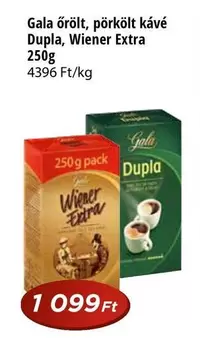 Gala őrölt, pörkölt kávé Dupla, Wiener Extra