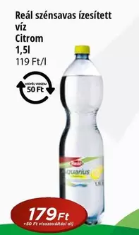 szénsavas ízesített víz Citrom