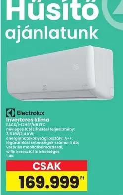 Electrolux - Inverteres klíma