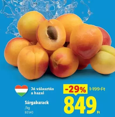 Sárgabarack /kg 80340