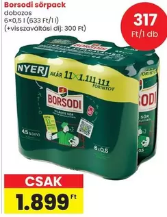 sörpack dobozos