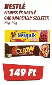 FITNESS ÉS NESTLÉ GABONAPEHELY SZELETEK
