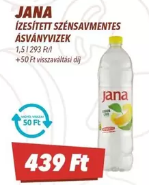 Ízesített szénsavmentes ásványvizek