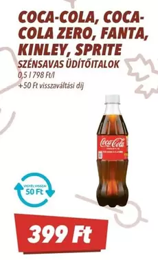 Coca Cola - SZÉNSAVAS ÜDÍTŐITALOK