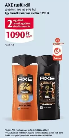AXE tusfürdő