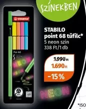 point 68 tűfilc*