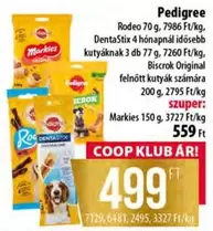 Rodeo, DentaStix, Biscrok Original, Markies