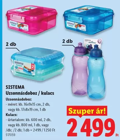 Uzsonnásdoboz / kulacs