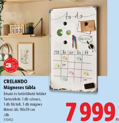Mo - Mágneses tábla
