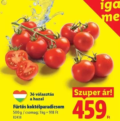 Fürtös koktélparadicsom