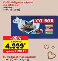 Xxl - Gigabox 48 pack macskaeledel