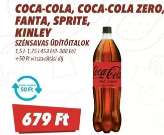 Coca Cola - SZÉNSAVAS ÜDÍTŐITALOK