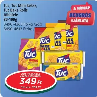 Tuc, Tuc Mini keksz, Tuc Bake Rolls