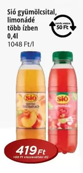 gyümölcsital, limonádé