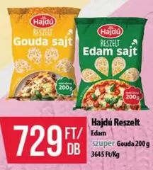 Reszelt Gouda sajt, Reszelt Edam sajt
