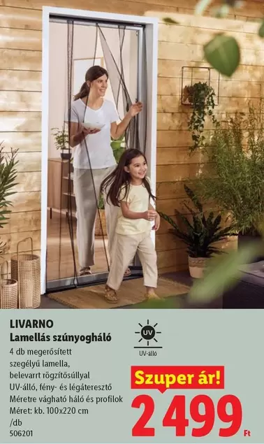 Lamellás szúnyogháló