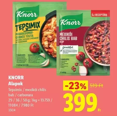 Tepsisimix / mexikói chilis bab