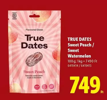 True Dates Sweet Peach / Sweet Watermelon