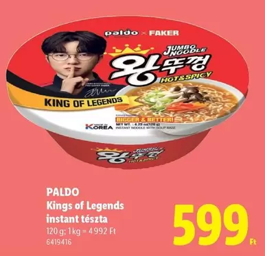Kings of Legends instant tészta