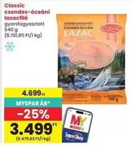 Classic csendes-óceáni lazacfilé