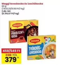 leveskocka és ízesítőkocka