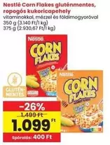Corn Flakes gluténmentes, ropogós kukoricapehely