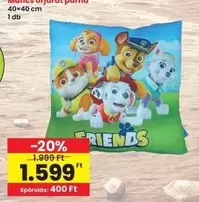 Mancs Őrjárat párna