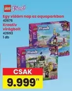 Lego - Egy vidám nap az aquaparkban 42676 Kreatív virágbolt 42693