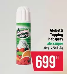 Topping habspray