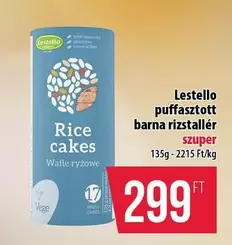 Rice cakes barna rizstallér