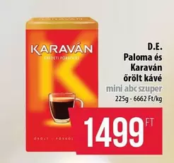 Paloma és Karaván őrölt kávé
