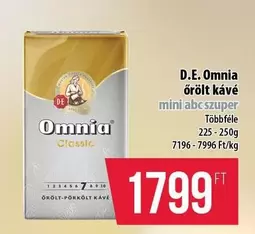 Omnia Classic őrölt kávé mini abc szuper