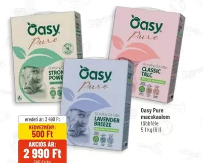 Oasy Pure macskaalom