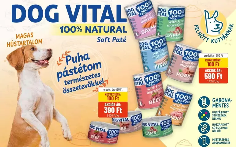 DOG VITAL Puha pástétom