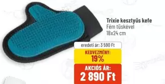 kesztyűs kefe Fém tüskével