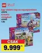 Lego - Egy vidám nap az aquaparkban 42676 Kreatív virágbolt 42693