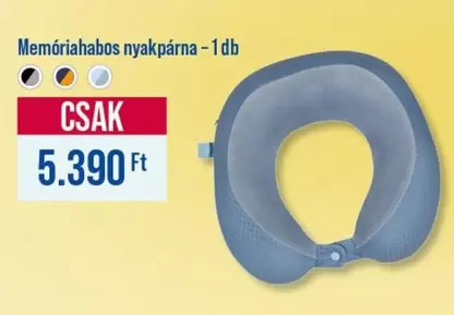 Memóriahabos nyakpárna