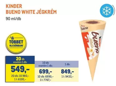 Kinder - BUENO WHITE JÉGKRÉM