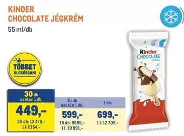 Kinder - CHOCOLATE JÉGKREM
