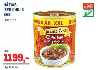 Xxl - Chilis bab darált marhahússal