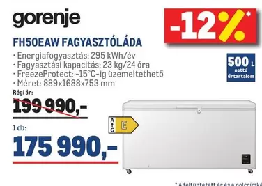 Gorenje - FH50EAW FAGYASZTÓLÁDA